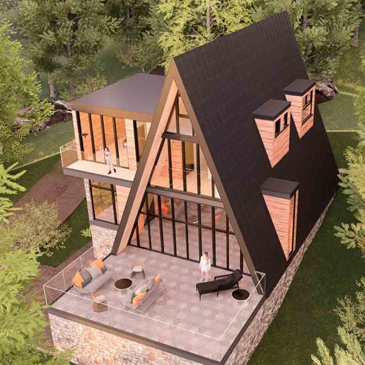 A frame house- Sms 3D Studio- Beograd-v